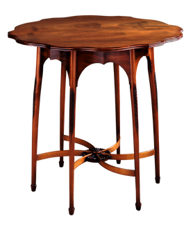 Antique table isolated
